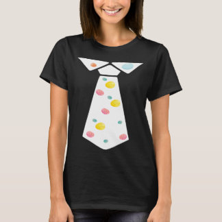 Easter Egg Neck Tie Cool Easter Celebration Costum T-Shirt
