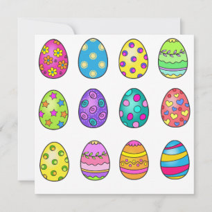 Easter Egg Note Card