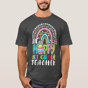 Easter Egg One Hobby 1st Grade Teacher Bunny Easte T-Shirt