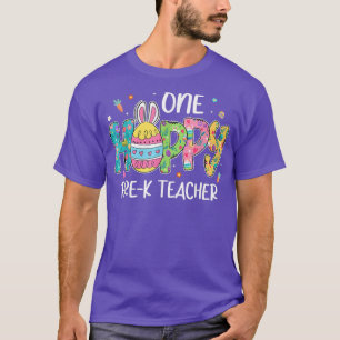 Easter Egg One Hobby PreK Teacher Bunny Lover East T-Shirt