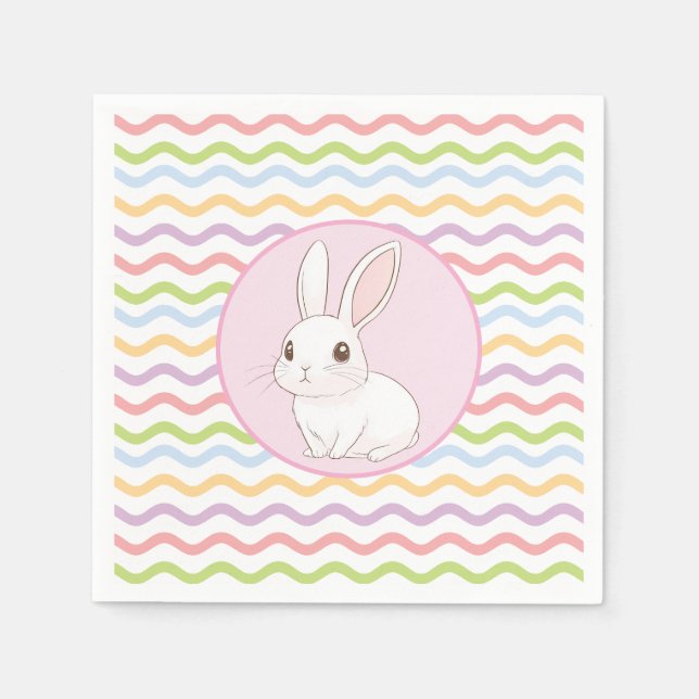 Easter Egg Paper Napkin (Front)