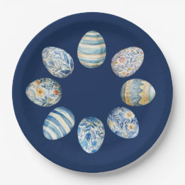 Easter Egg Paper Plate