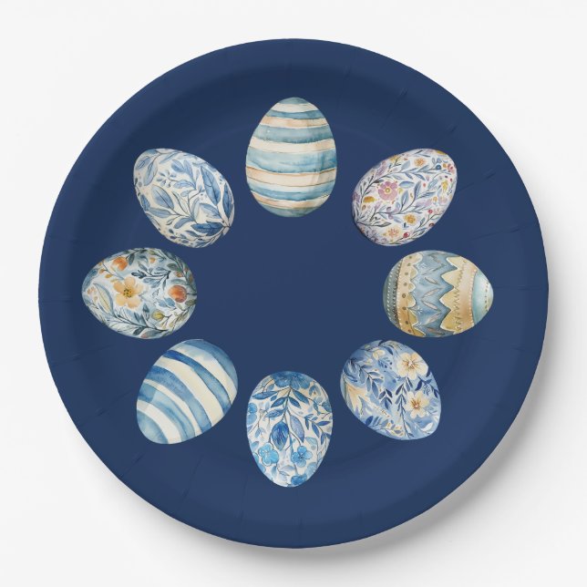 Easter Egg Paper Plate (Front)