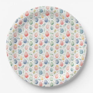 Easter Egg Pastel Serenade Paper Plate