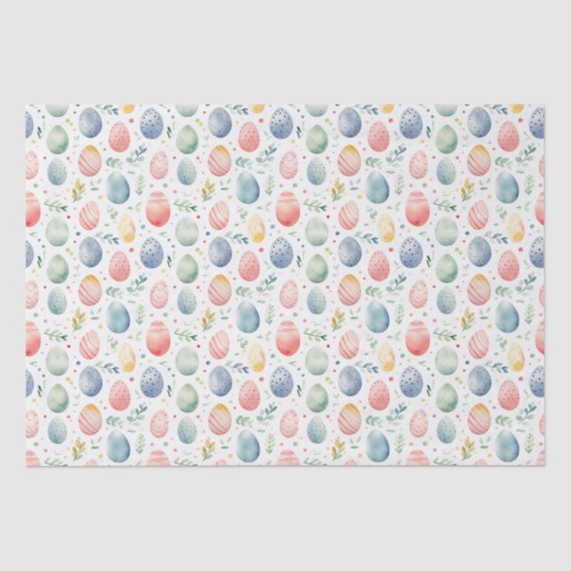 Easter Egg Pastel Serenade Tissue Paper (Front)