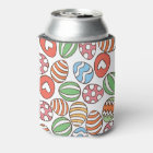 Easter Egg Pattern Can Cooler – Colourful Holiday 
