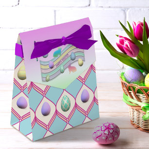 Easter Egg Pattern Favor Box