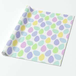 Easter Egg Pattern Wrapping Paper