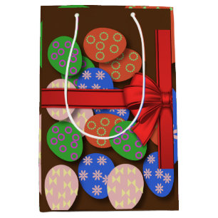 Easter Egg Patterned   Medium Gift Bag