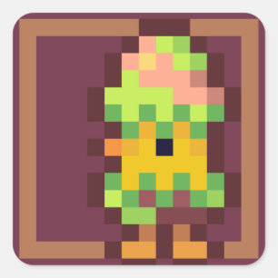 Easter egg Pixelart Square Sticker