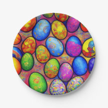 Easter Egg Plates