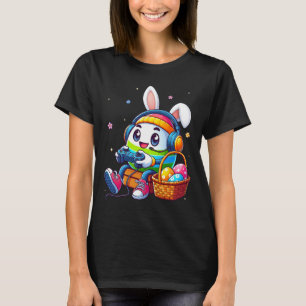 Easter Egg Playing Video Game For Gamer Boys Men T T-Shirt