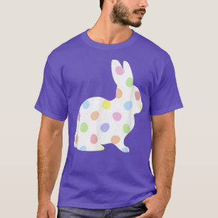 Easter Egg Polka Dot Bunny Rabbit T-Shirt
