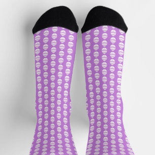 Easter Egg Purple Socks