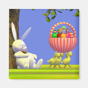 Easter Egg Robbers Magnet