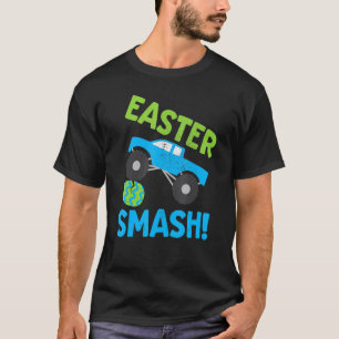 Easter Egg Smash Monster Truck Cute Kids T-Shirt