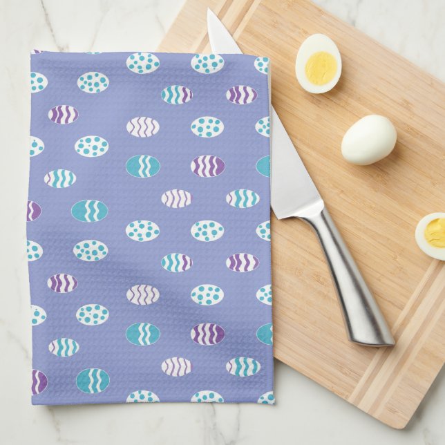 Easter egg/spring pastel  kitchen towel (Quarter Fold)