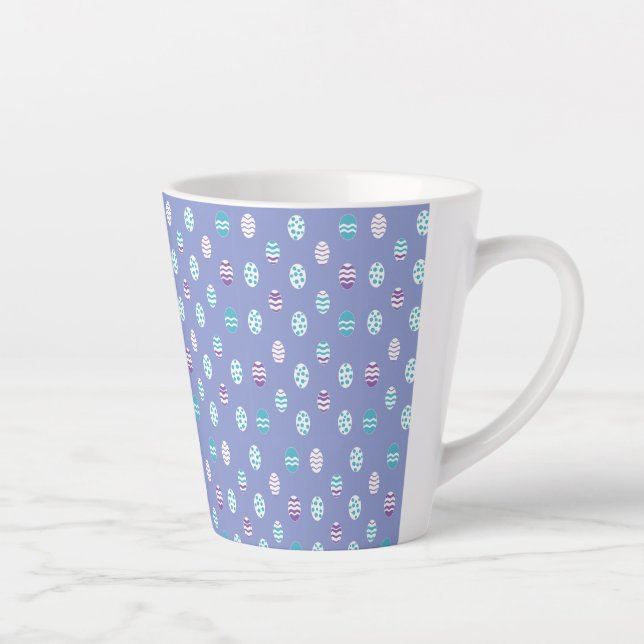 Easter egg/spring pastel  latte mug (Right)