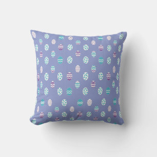 Easter egg/spring pastel throw pillow