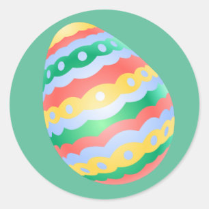 Easter Egg Stickers Classic Easter Egg Stickers