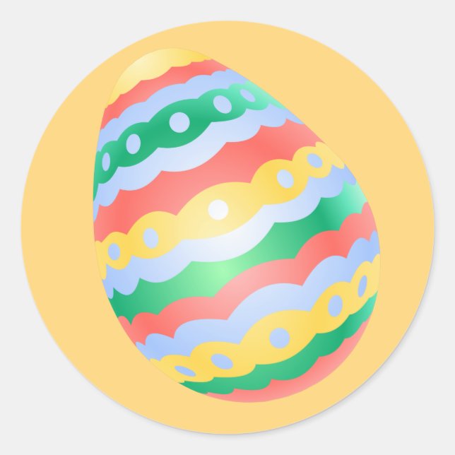 Easter Egg Stickers Classic Easter Egg Stickers (Front)