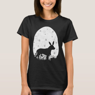 Easter Egg Vintage Retro Style Bull Terrier Dog Ea T-Shirt