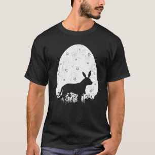 Easter Egg Vintage Retro Style Bull Terrier Dog Ea T-Shirt