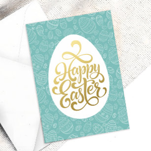 Easter Egg Wishes Holiday Card