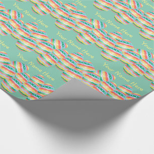 Easter Egg Wrapping Paper Custom Easter Giftpaper