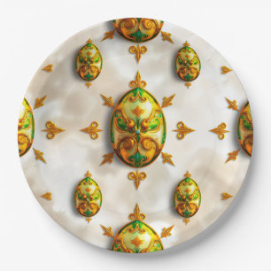EASTER EGGS 3D ~ Decorated~  Paper Plate