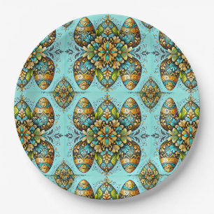EASTER EGGS 3D ~ Decorated~  Paper Plate
