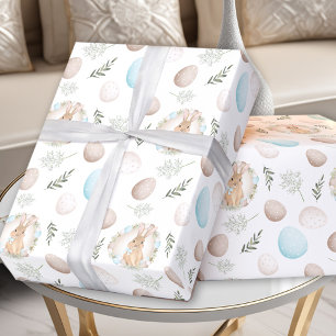 Easter Eggs and Bunny Wrapping Paper