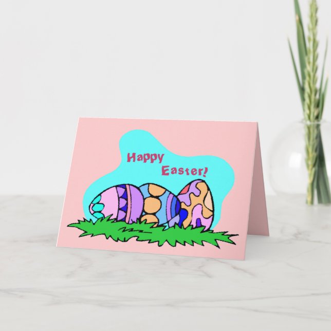 Easter Eggs Card (Front)