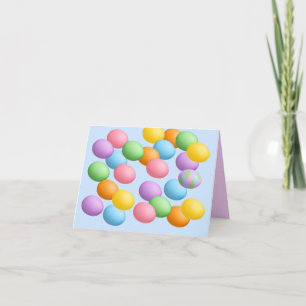 Easter Eggs card template