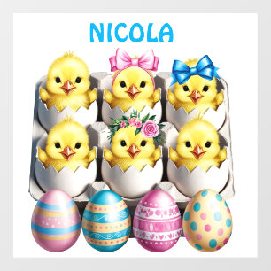 Easter Eggs Children Window Cling