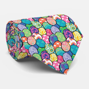 Easter Eggs Colourful Pattern Tie