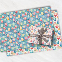 Easter Eggs Colourful Watercolor Pattern