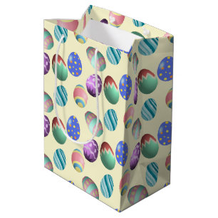 Easter Eggs, Colouring Eggs, Spring, Easter Party, Medium Gift Bag