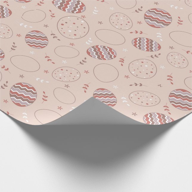 Easter Eggs Easter Wrapping Paper (Corner)