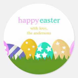 Easter Eggs Favour / Gift Tag Stickers