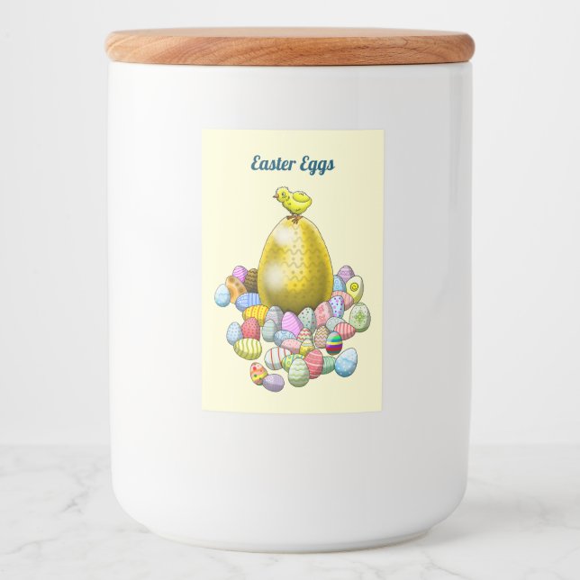 Easter Eggs Food Label (Front)