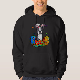 Easter Eggs French Bulldog Bunny Dog Hoodie