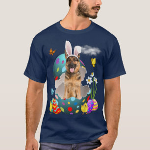Easter Eggs German Shepherd Bunny Dog Gifts Dog Da T-Shirt