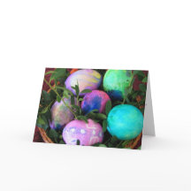 Easter Eggs Greeting Card