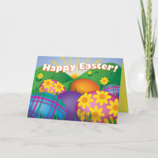 Easter Eggs - Greeting Card