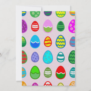 Easter Eggs Holiday Card