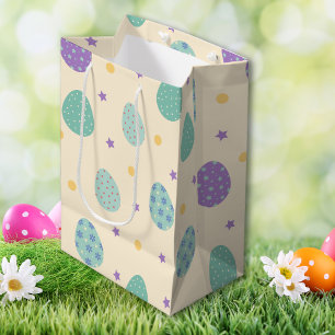 Easter Eggs in pastel colours Medium Gift Bag
