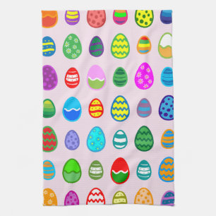 Easter Eggs Kitchen Towel