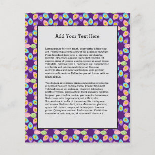 Easter Eggs Lover Spring Pattern Flyer