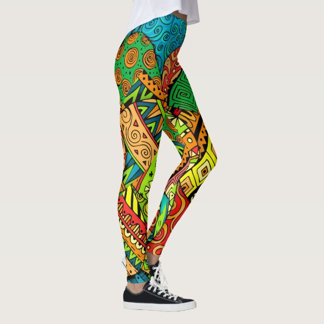 Easter Eggs or Everyday Pop Fashion Leggings (Right)